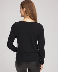 Chico's - Embellished Cashmere Pullover Sweater