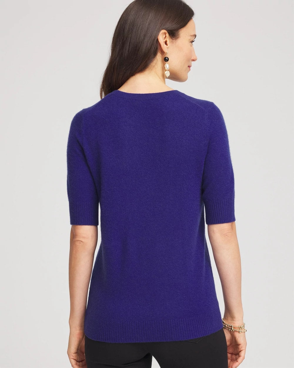 Chico's - Crewneck Cashmere Pullover Sweater