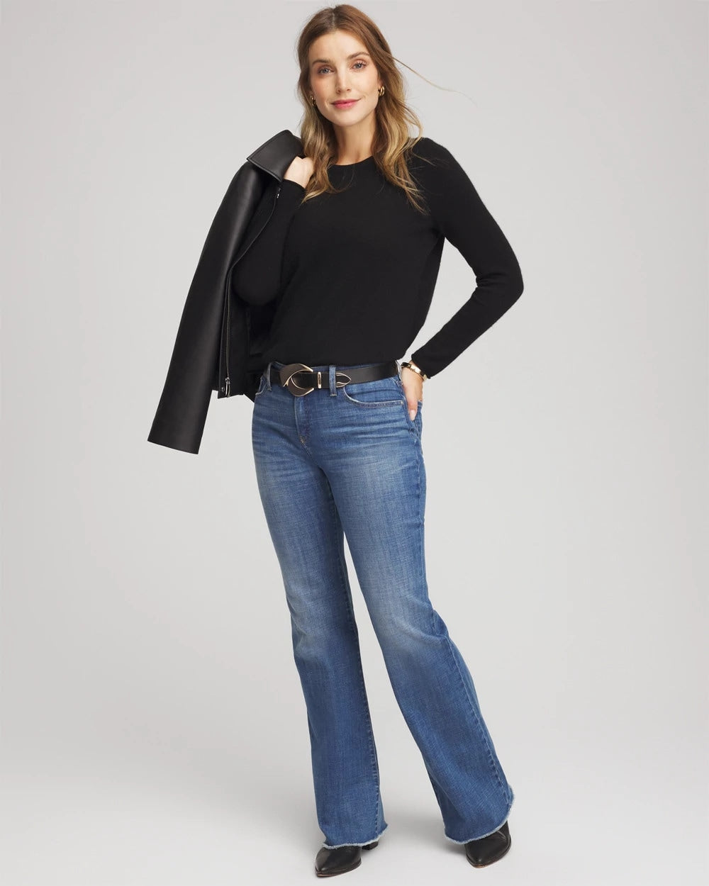Chico's - Crewneck Cashmere Pullover Sweater