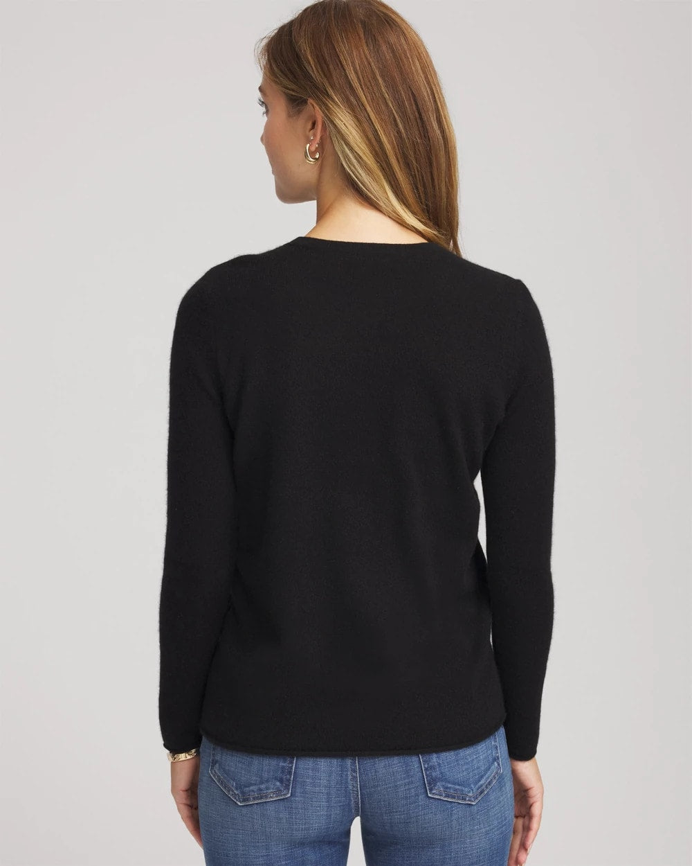 Chico's - Crewneck Cashmere Pullover Sweater