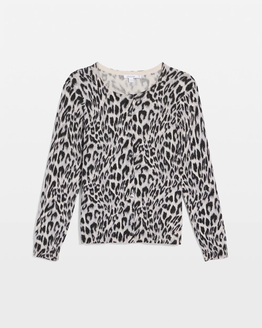Chico's - Animal Crewneck Cardigan