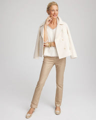Chico's - Contrast Stitch V-Neck Sweater