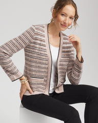 Chico's - Sunset Abstract Sweater Jacket