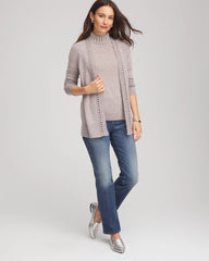 Chico's - Cashmere Pearl Mockneck Sweater