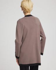 Chico's - Travelers™ Tipped Button-Down Cardigan