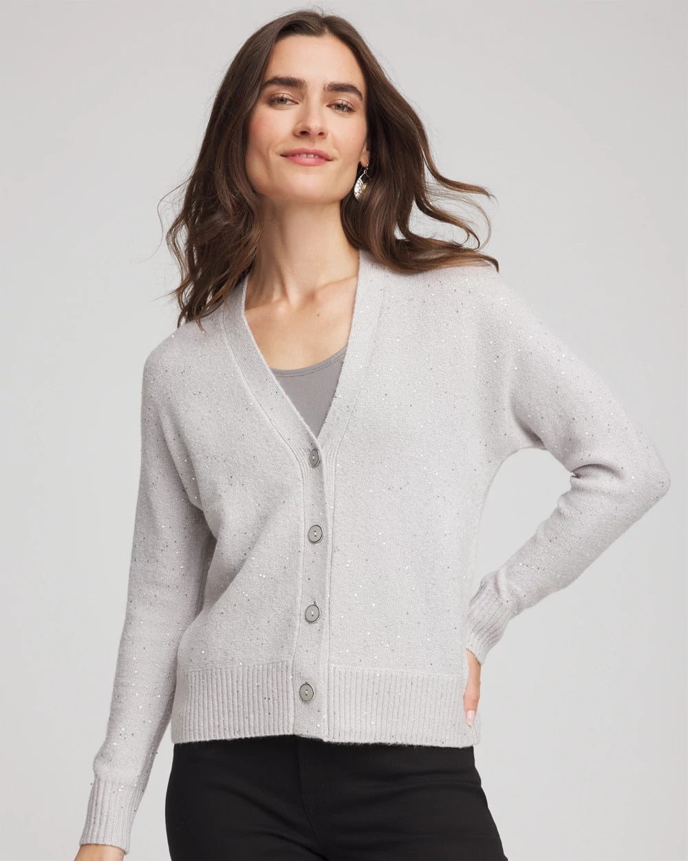Chico's - Shine Boyfriend Cardigan