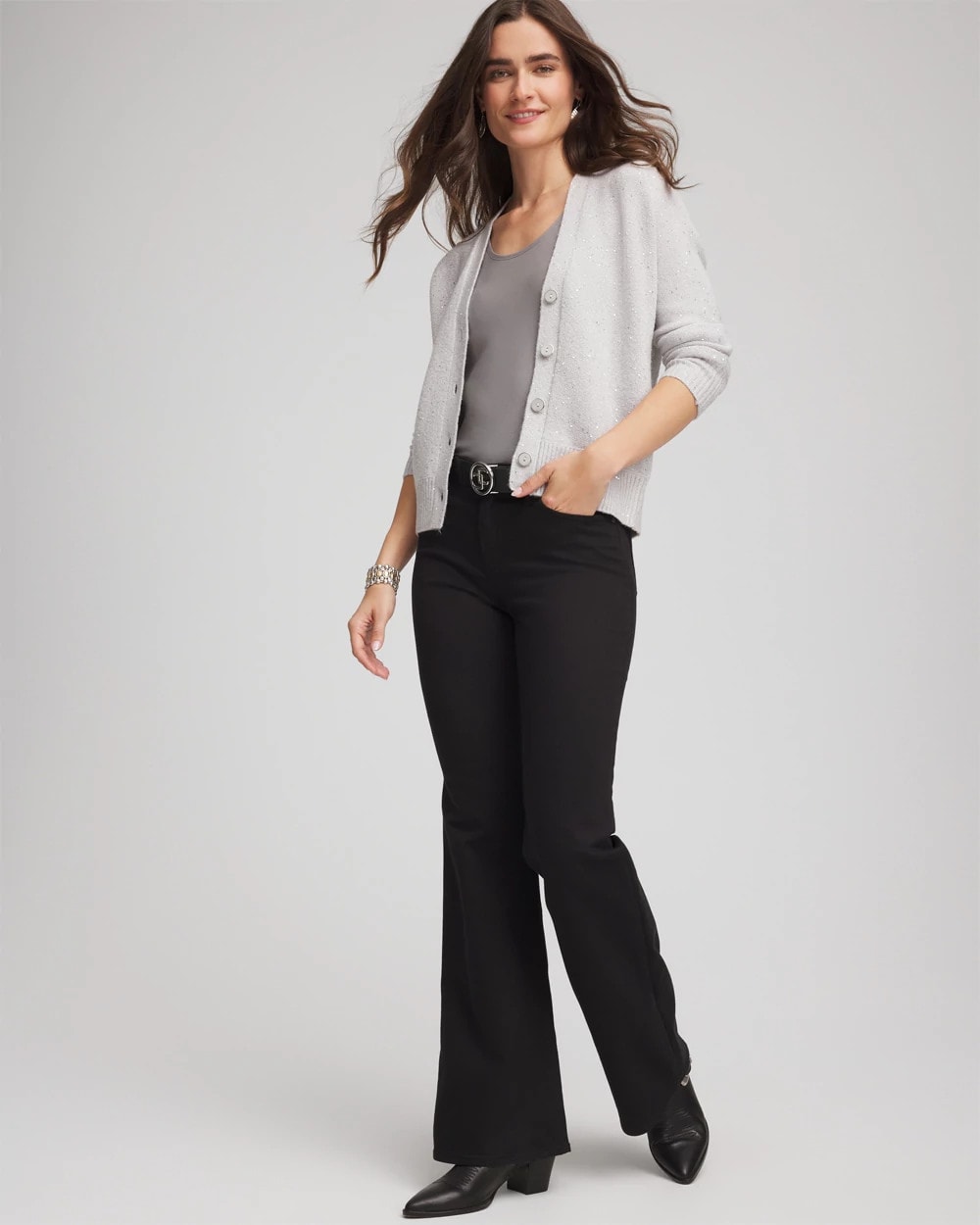 Chico's - Shine Boyfriend Cardigan