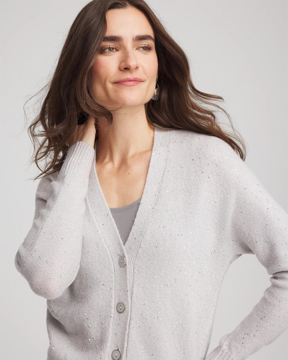 Chico's - Shine Boyfriend Cardigan