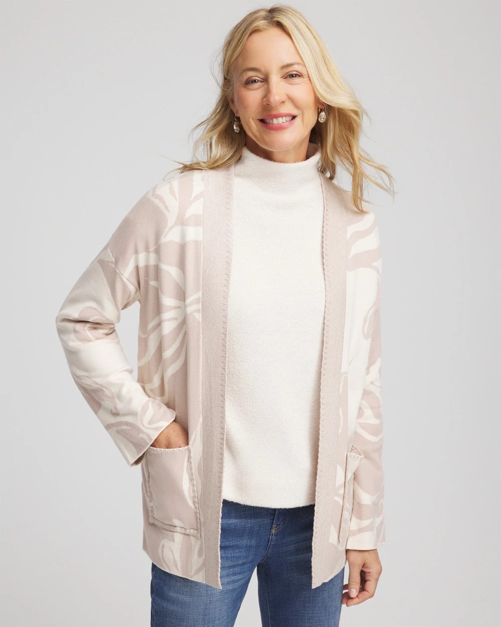Chico's - Abstract Bloom Cardigan