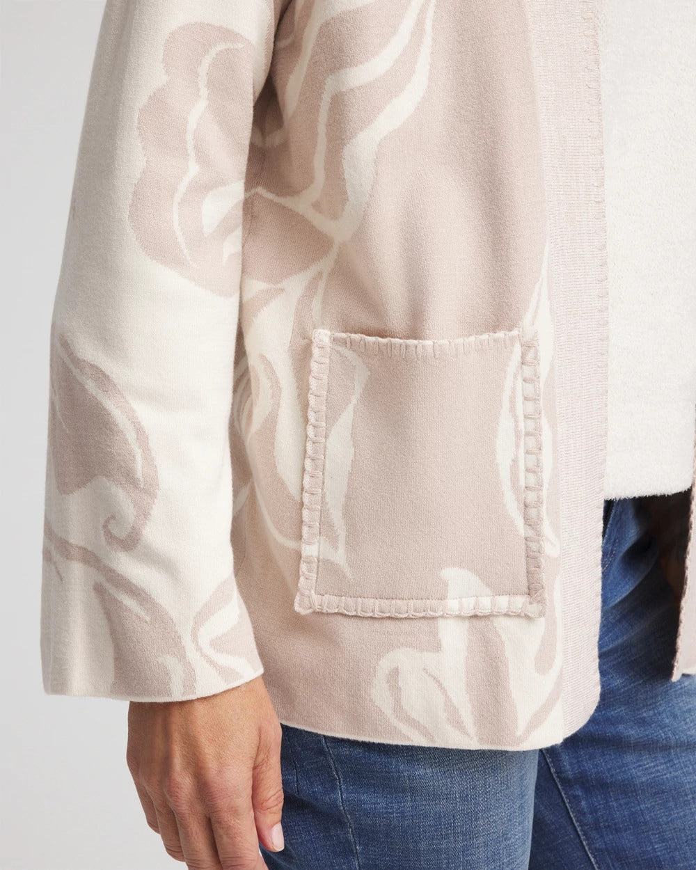 Chico's - Abstract Bloom Cardigan