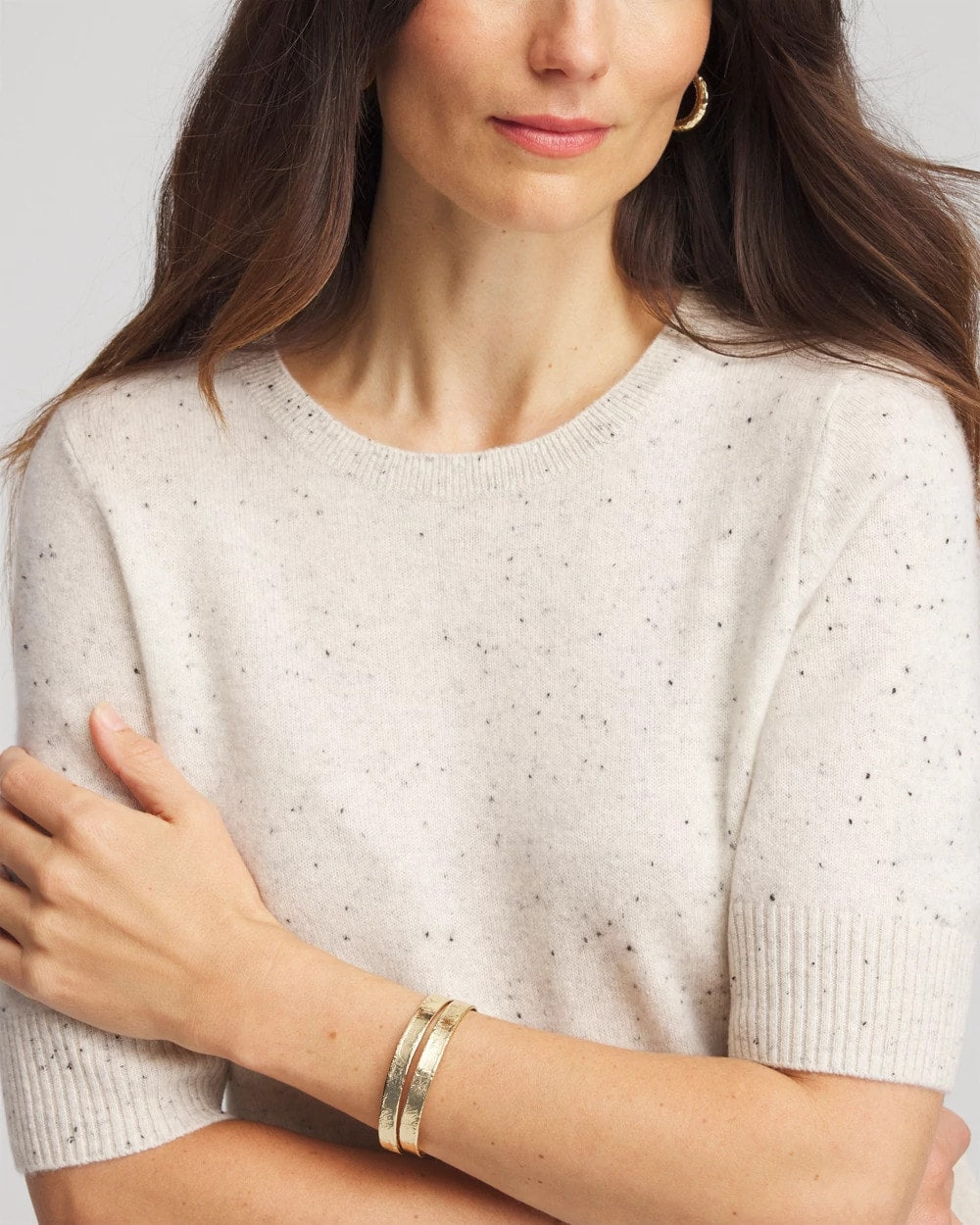 Chico's - Crewneck Cashmere Pullover Sweater