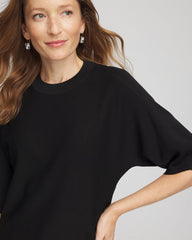 Chico's - Dolman Sleeve Crew Neck Pullover Sweater