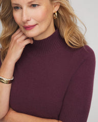 Chico's - Cashmere Elbow-Sleeve Sweater