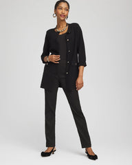 Chico's - Button-Down Crewneck Coatigan