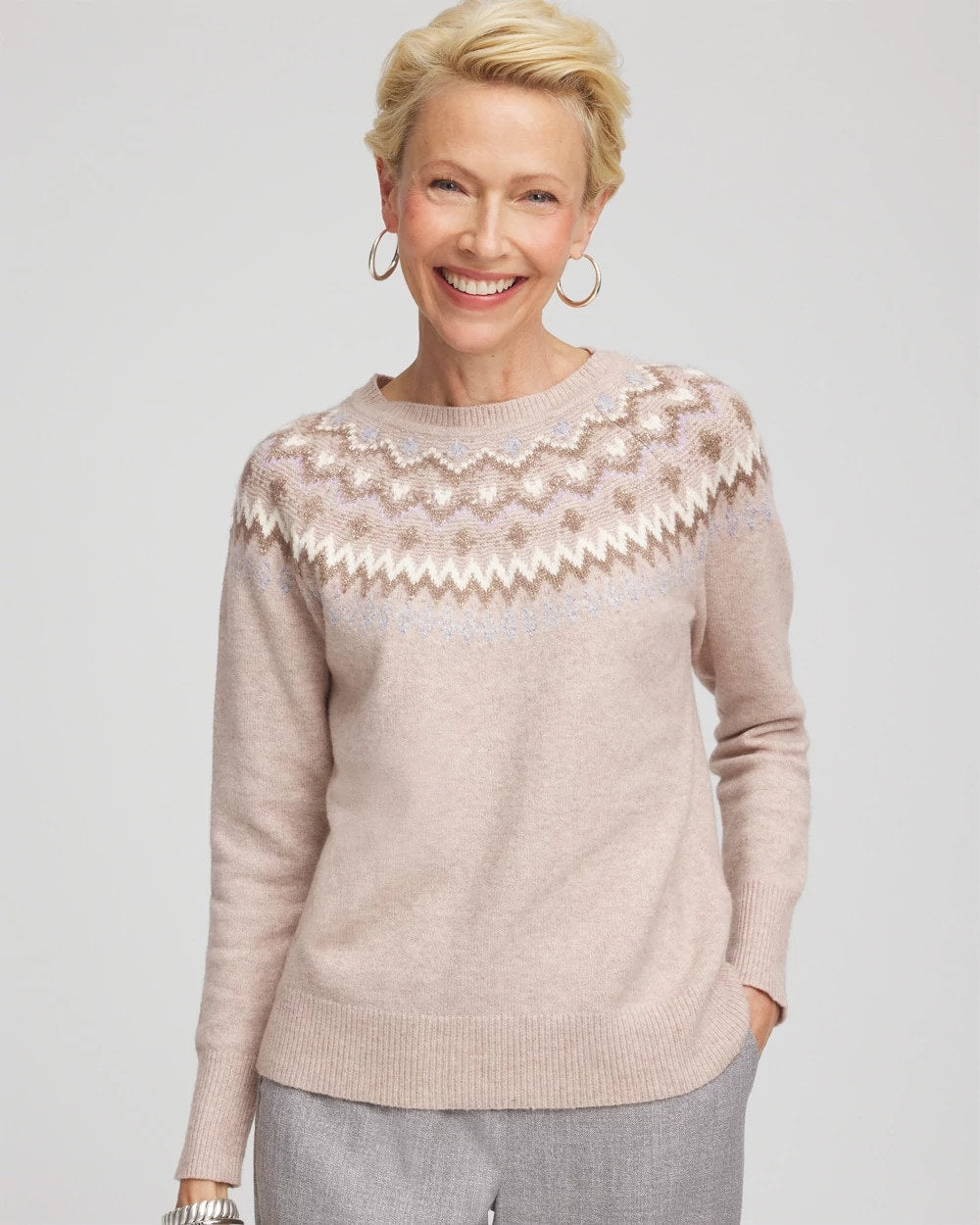 Chico's - Fair Isle Sweater