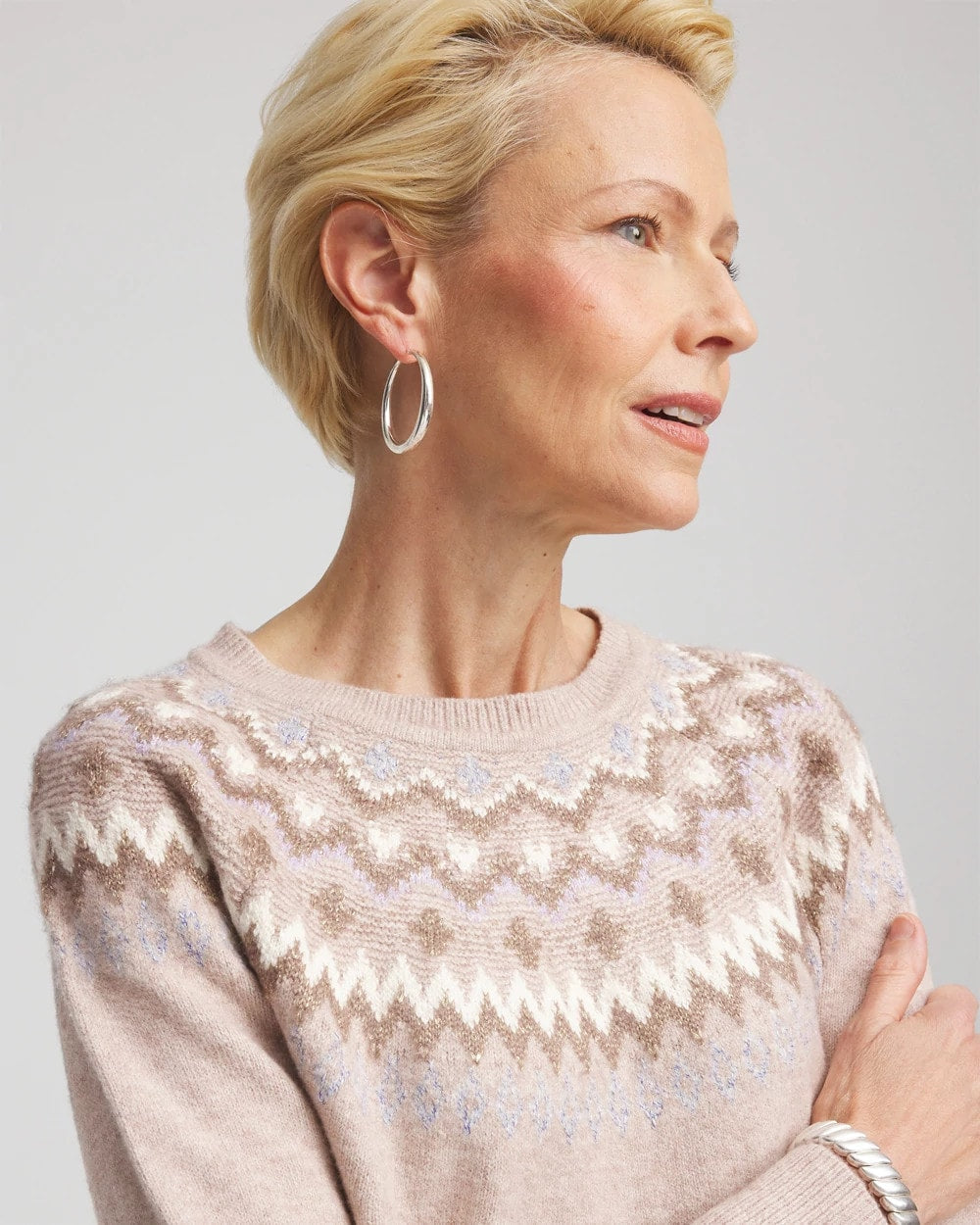 Chico's - Fair Isle Sweater