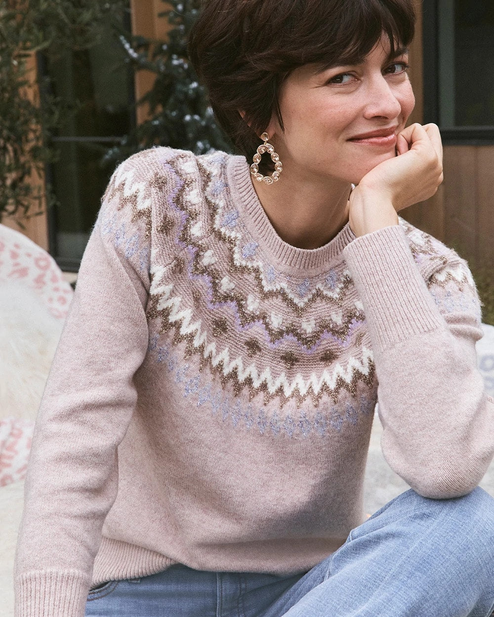 Chico's - Fair Isle Sweater