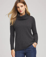 Chico's - Cowlneck Cashmere Pullover Tunic