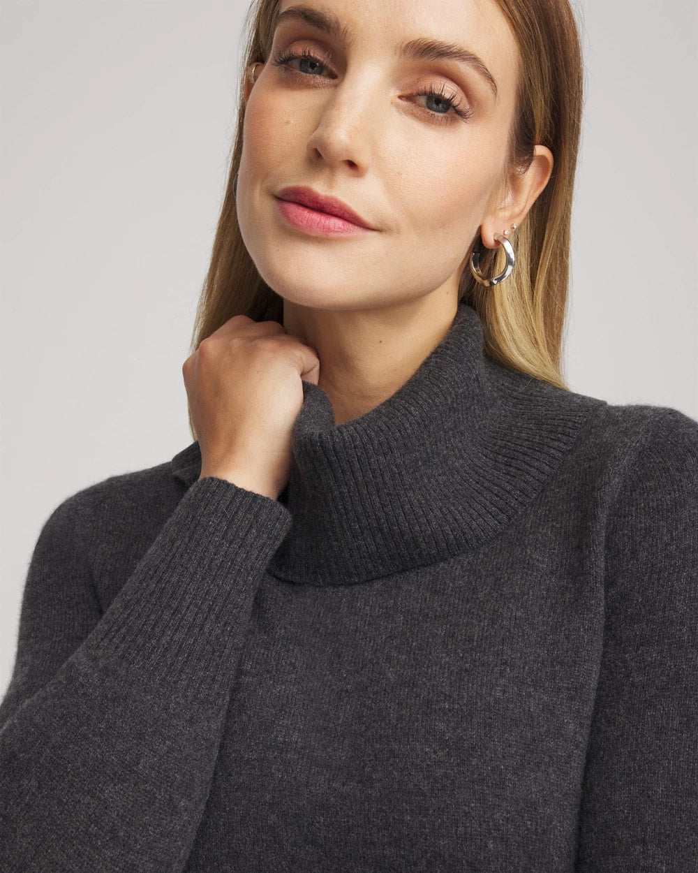 Chico's - Cowlneck Cashmere Pullover Tunic