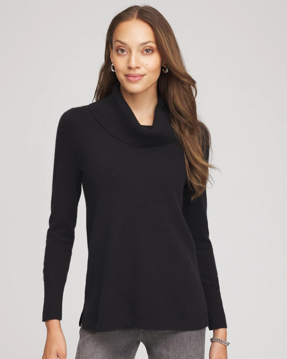 Chico's - Cowlneck Cashmere Pullover Tunic