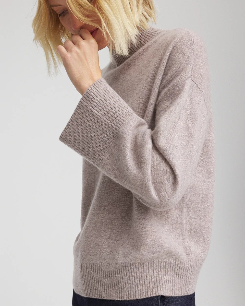 Chico's - Cashmere Mockneck Sweater