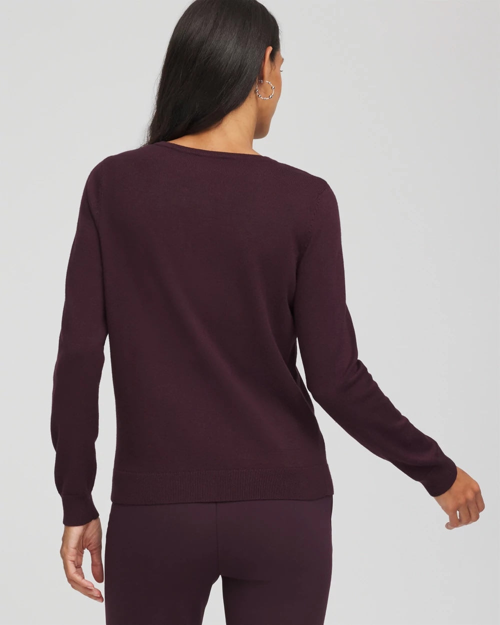 Chico's - Embellished Crewneck Cardigan