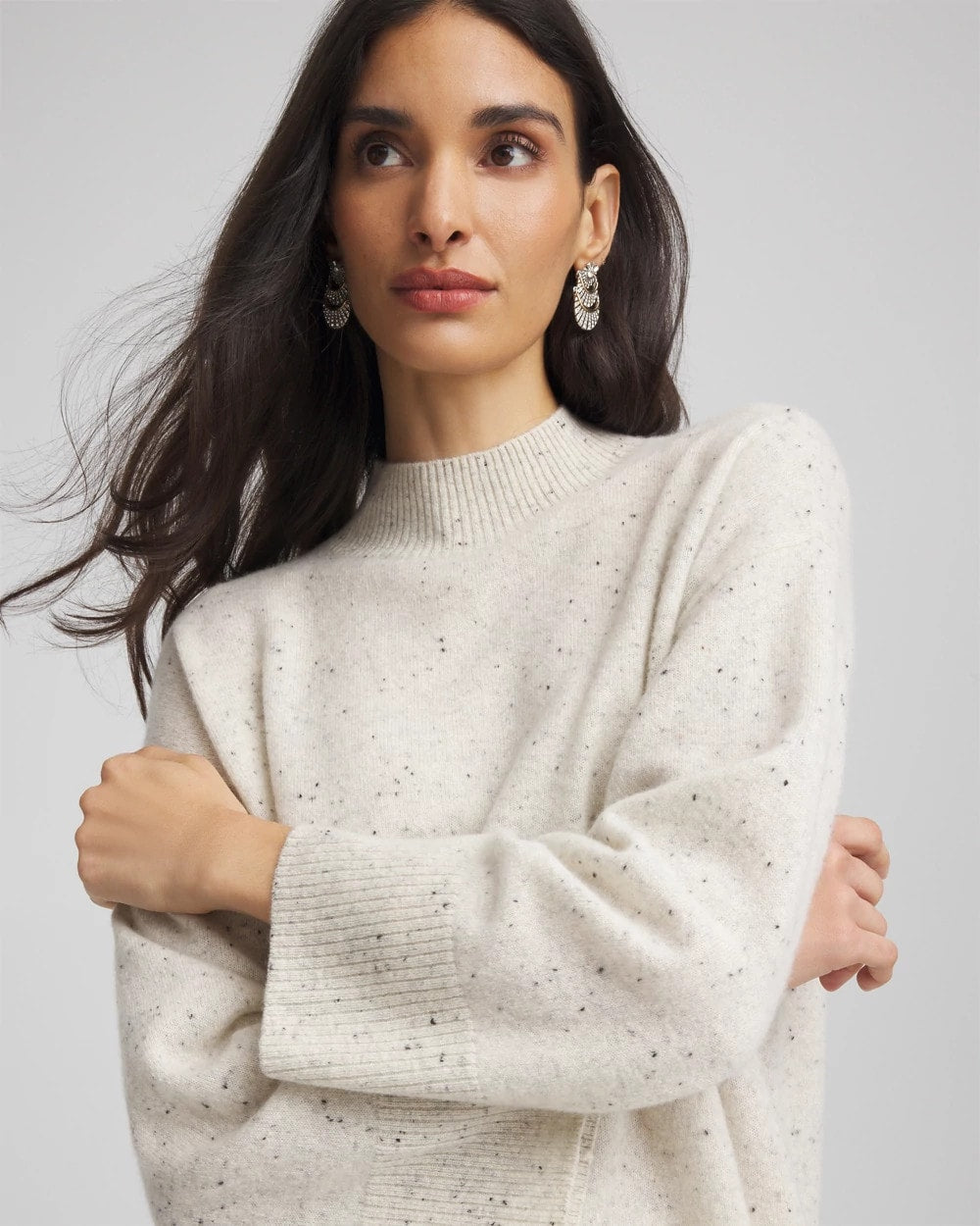 Chico's - Cashmere Mockneck Sweater