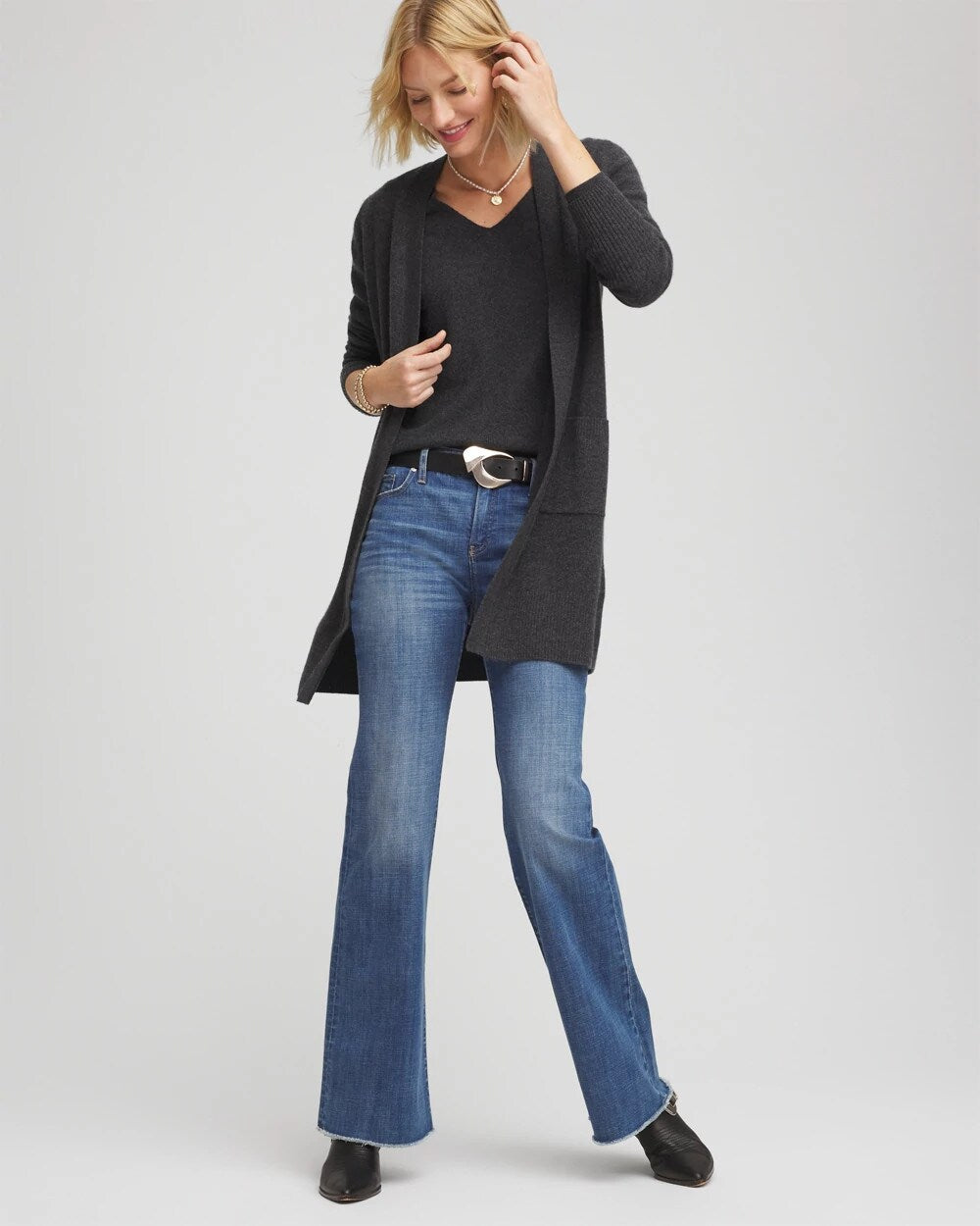 Chico's - Relaxed V-Neck Cashmere Sweater