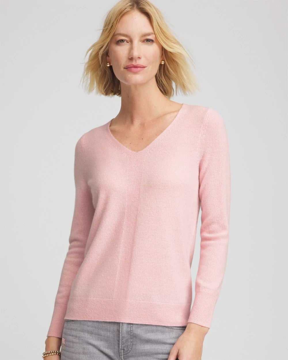 Chico's - Relaxed V-Neck Cashmere Sweater