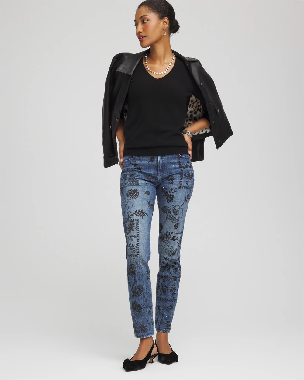 Chico's - Relaxed V-Neck Cashmere Sweater