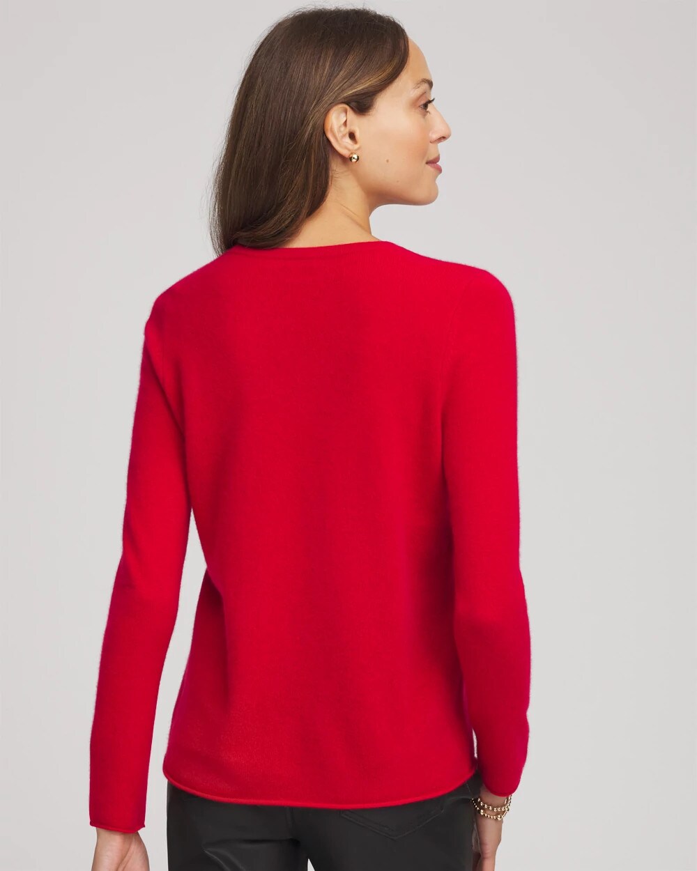 Chico's - Crewneck Cashmere Pullover Sweater