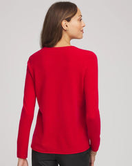 Chico's - Crewneck Cashmere Pullover Sweater
