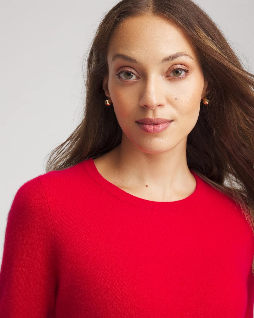 Chico's - Crewneck Cashmere Pullover Sweater