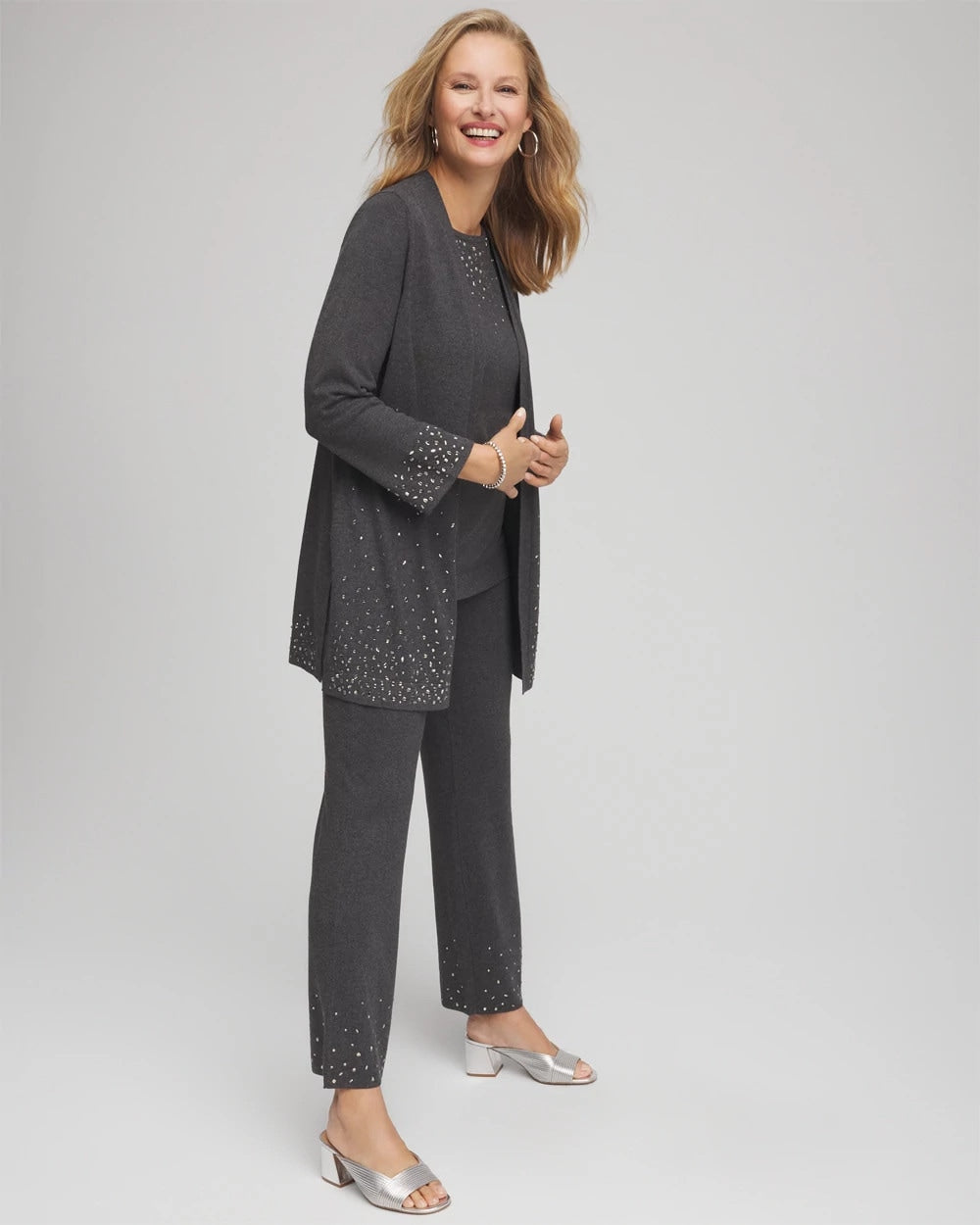 Chico's - Travelers™ Rhinestone Cardigan