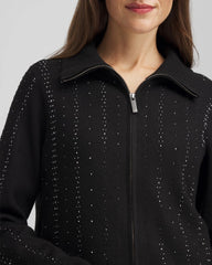 Chico's - Zenergy® Luxe Diamante Zip Cardigan