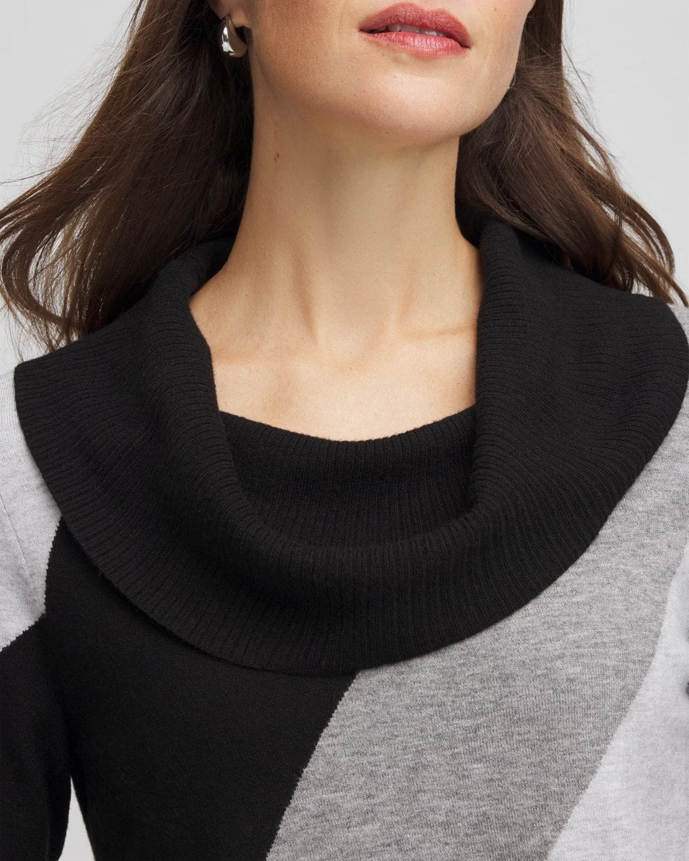 Chico's - Zenergy® Luxe Intarsia Cowlneck Top