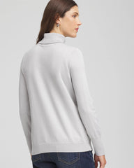 Chico's - Metallic Turtleneck Pullover Sweaters