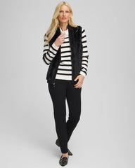 Chico's - Zenergy® Luxe Eyelash Striped Sweater