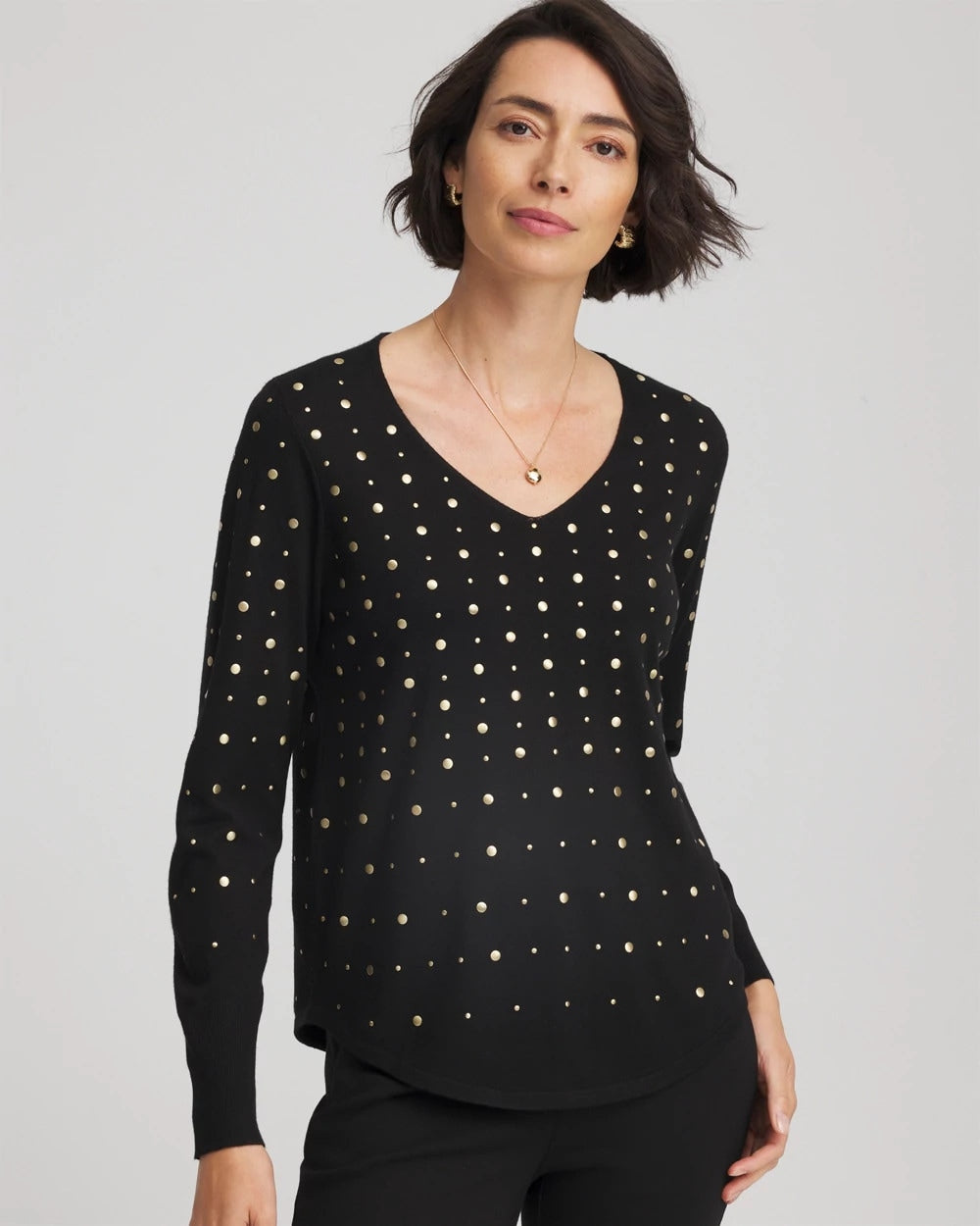Chico's - Ella Embellished Pullover Sweater
