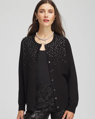 Chico's - Ombré Rhinestone Cardigan