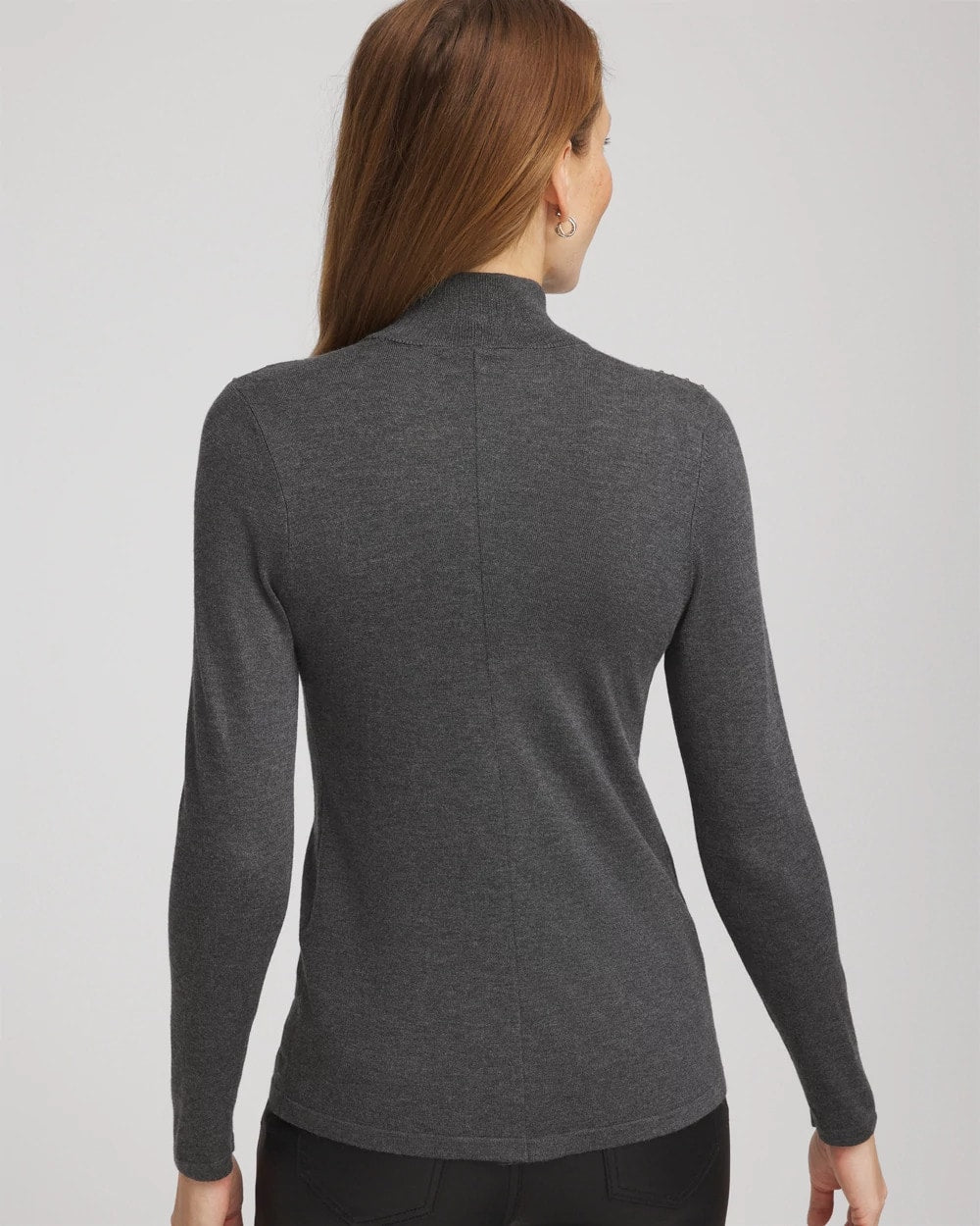 Chico's - Ella Rhinestone Mockneck Sweater