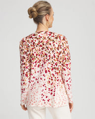 Chico's - Ombré Printed V-Neck Cardigan