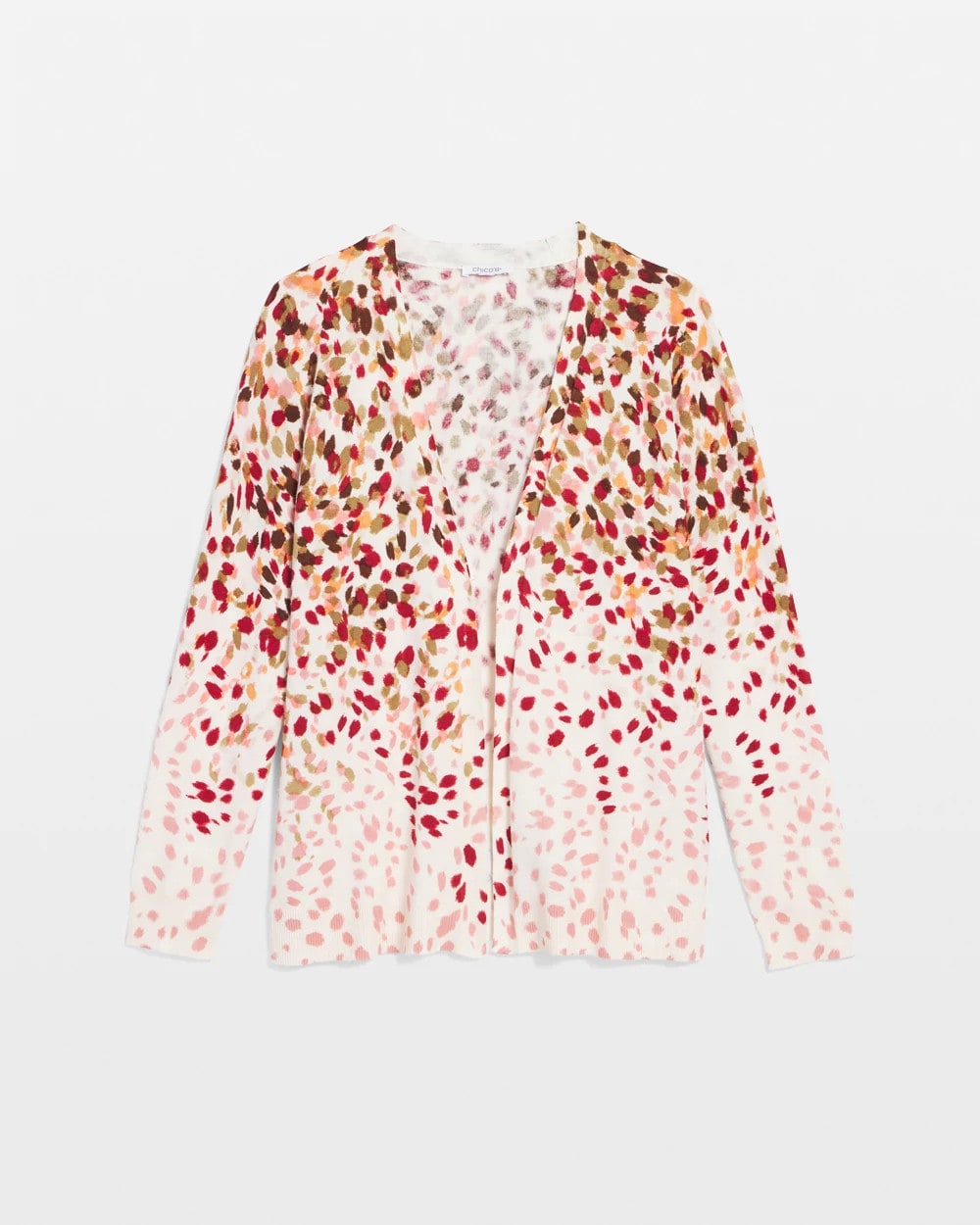 Chico's - Ombré Printed V-Neck Cardigan
