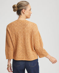 Chico's - Tweed Cropped Sweater