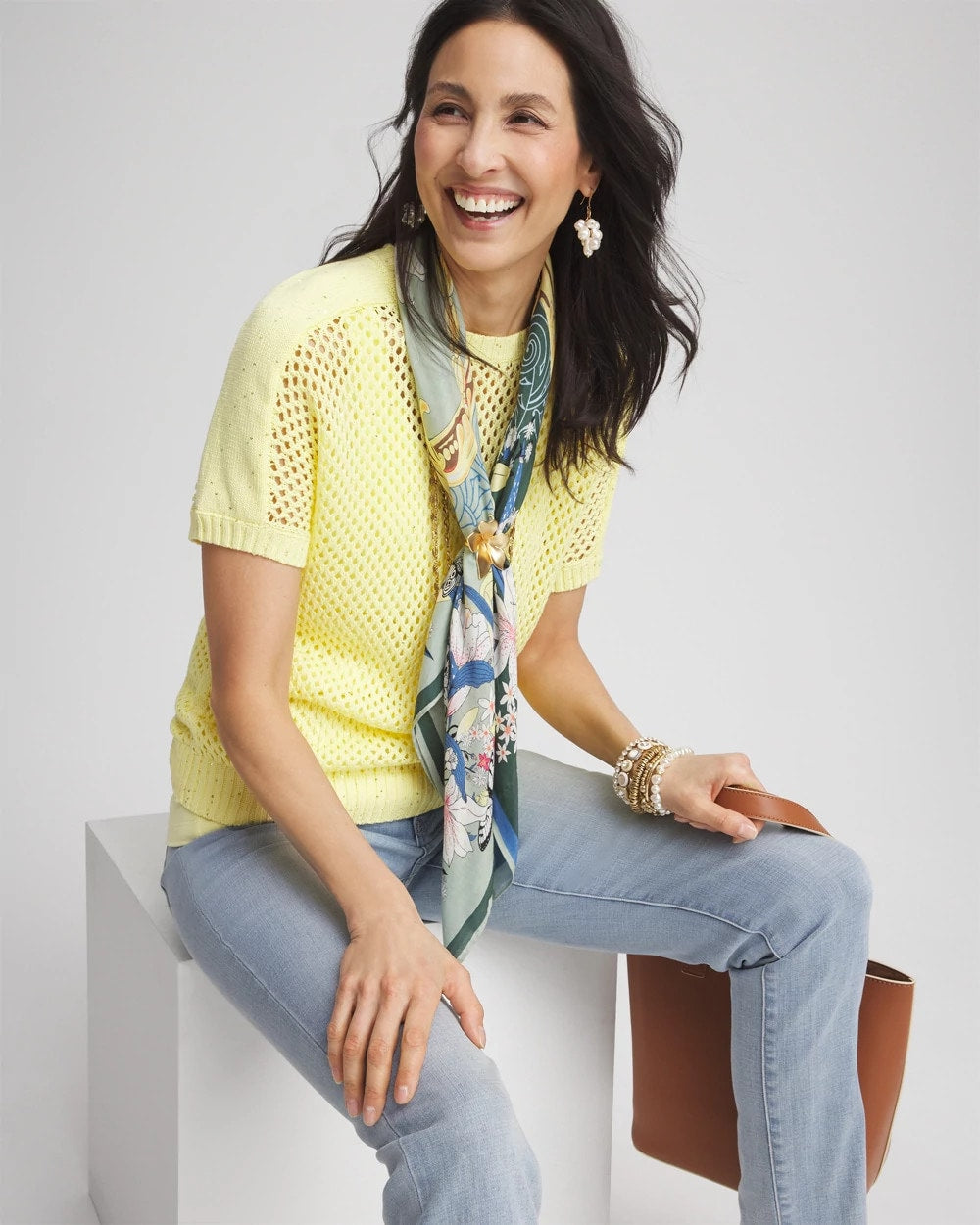 Chico's - Dolman Sleeved Sweater Tee