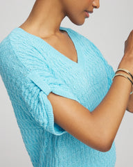 Chico's - Sequin V-Neck Pullover Sweater