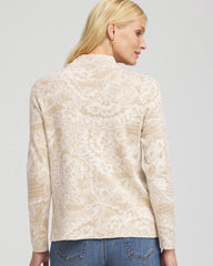Chico's - Ella Jacquard Mockneck Sweater