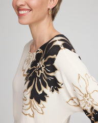 Chico's - Ella Dolman Artisanal Pullover Sweater