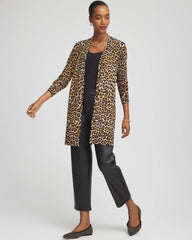 Chico's - Ella Animal-Print Cardigan Sweater