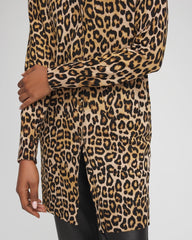 Chico's - Ella Animal-Print Cardigan Sweater